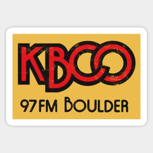KBCO Boulder / 70s Radio Station Sticker